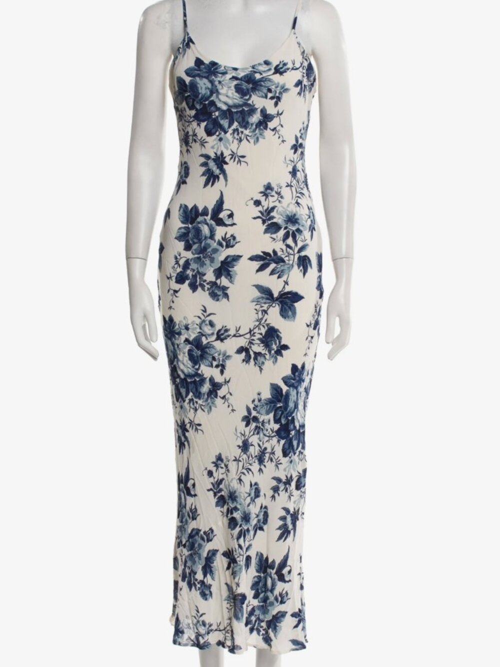 Reformation Parma Dress in CallaLily print blue/white size M - Picture 4 of 6